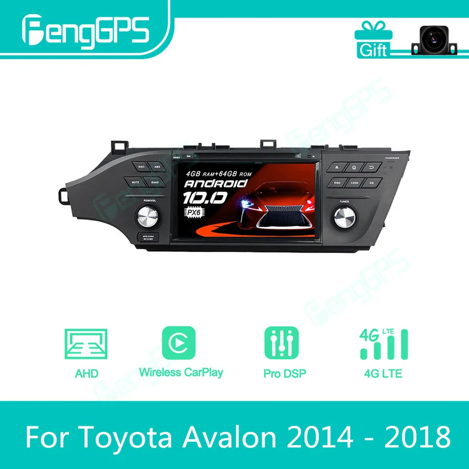 Pre Toyota Avalon 2014 - 2018 Android Car Radio Stereo Multimedia DVD Player 2 DIN Autoradio GPS Navigation PX6 Obrazovka jednotky