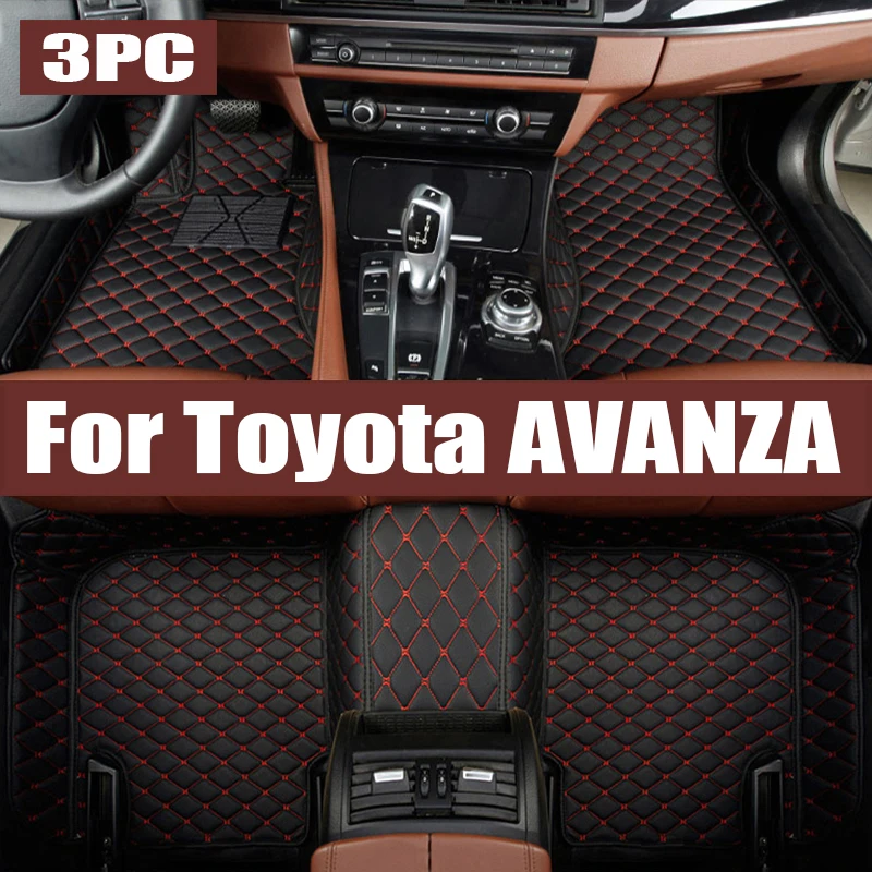Pre Toyota Avanza 2016-2020 RHD Automatické podlahové podlahy podlahy celé počasie Tpe Foots Mats Mats bez zápachu podložky Mat