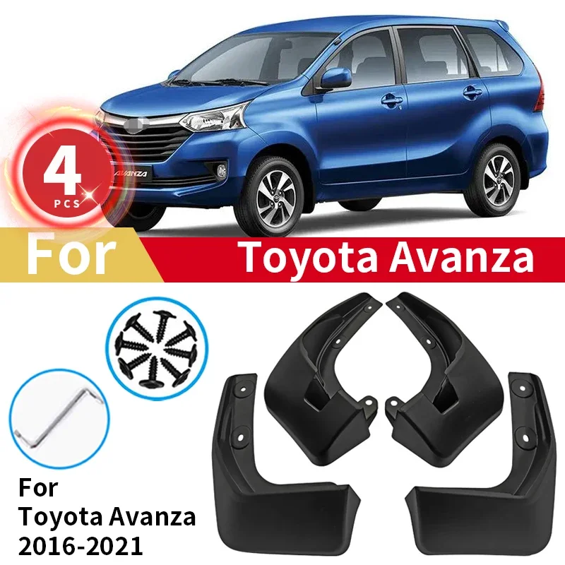 Pre Toyota Avanza Mud Flaps 2016 2017 2018 2020 2021 Fender Splash Guards Mudflaps Wheels