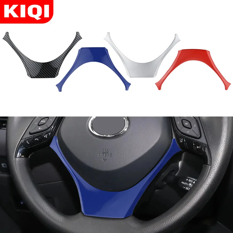 Pre Toyota C-HR CHR C HR 2016 2017 2018 2019 Styling automobilu volant Flitra slepací nálepka kryt krytu vnútorné formovanie príslušenstva