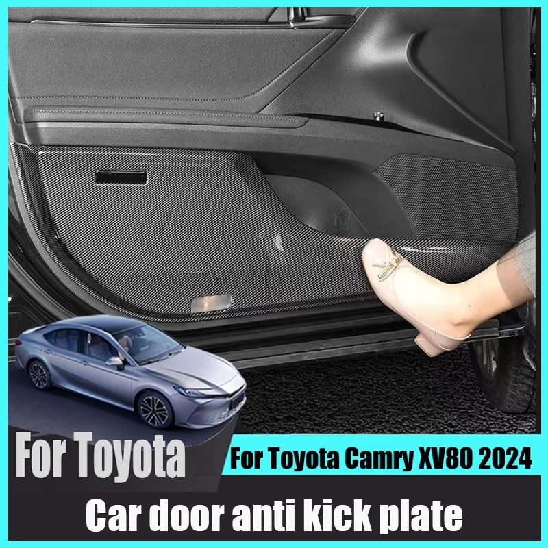 Pre Toyota Camry XV80 2024 Automobilový interiérový modifikácia vozidla Dvere proti kick kick kick doštičku podložka Stručne