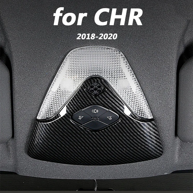 Pre Toyota Chr 2016-2020 Čítanie prednej svetelnej skrinky na autá Light Decoration Cover ABS Interiérové ​​dekorácie Modifikácie Príslušenstvo
