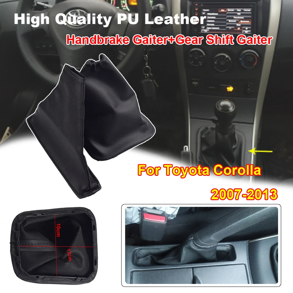 Pre Toyota Corolla 2007 2008 2009 2009 2010 2012 2013 2013 Ship Sunchet Stick Manual Ruck Brake Gaiter Leather Boot