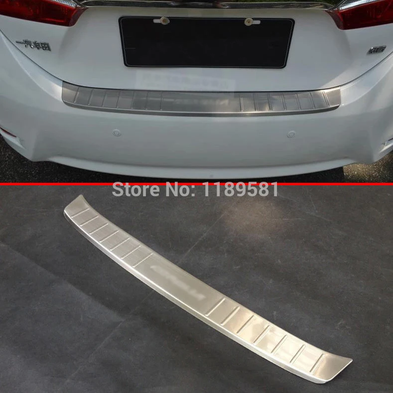 Pre Toyota Corolla 2014 2015 2016 z nehrdzavejúcej ocele Zadný nárazník Sill ORC TREST A CAR STRECTION