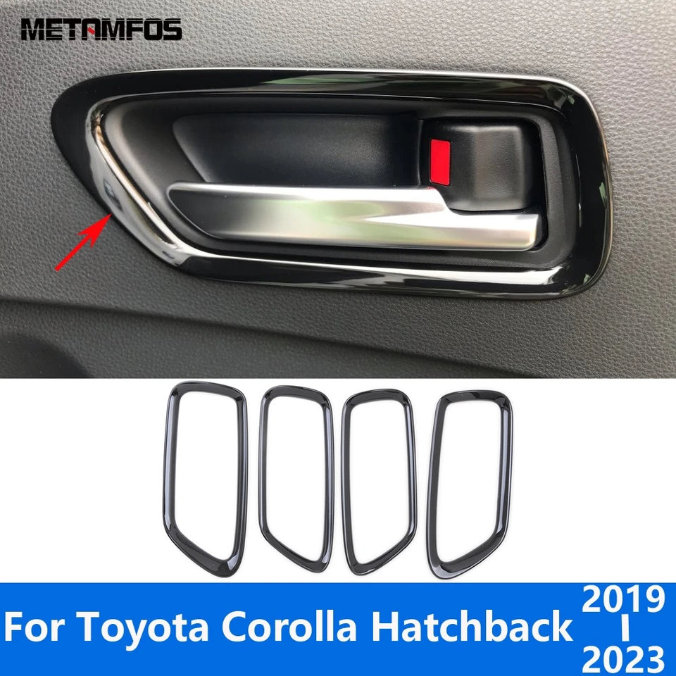 Pre Toyota Corolla 2019 2020 2021 2022 2023 Hatchback Matte Interiérové ​​dvere rukoväte misky Tresnenie nálepky Príslušenstvo automobil