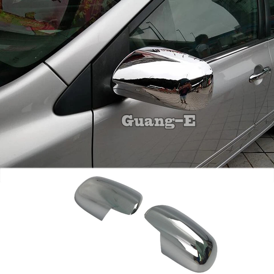 Pre Toyota Corolla Altis 2008 2009 2009 2010 2012 2013 2013 ABS Chrome Chrome Car Stick Zadný pohľad Zadný sklenený sklenený zrkadlo Rám 2ks