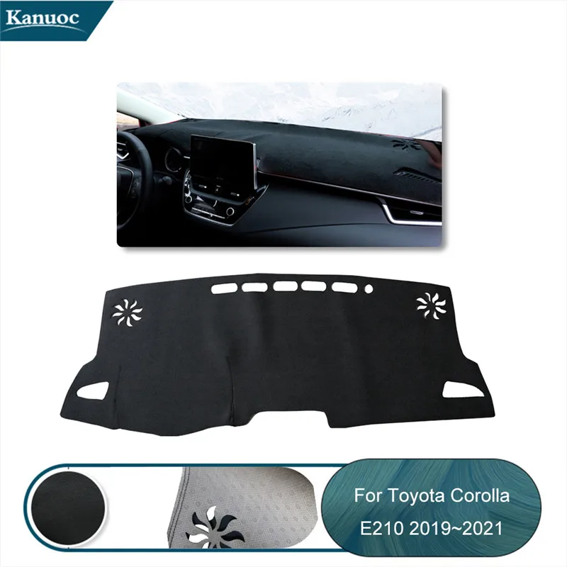 Pre Toyota Corolla E210 2019 2020 2021 LHD CAR DASHOARD DASHARD DASK MAT PAD DASHMAT DASHMAT NEZORUKA SUNSHADE PAD SUBPETY