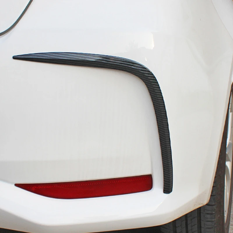 pre Toyota Corolla Sedan 2019 2020 Exteriérové ​​príslušenstvo auto Zadný zadný chvost Hmlová hmla Light Lampshade Ráme Cover ABS uhlíkový obklad 2ks