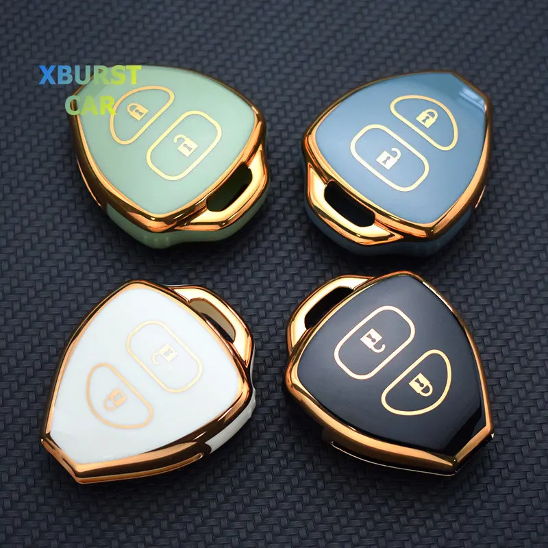 Pre Toyota Corolla vios Camry Yaris Rav4 Hilux Cruiser Fortuner 2/3/4Buttons Auto Key Shell shell držiak na kľúč