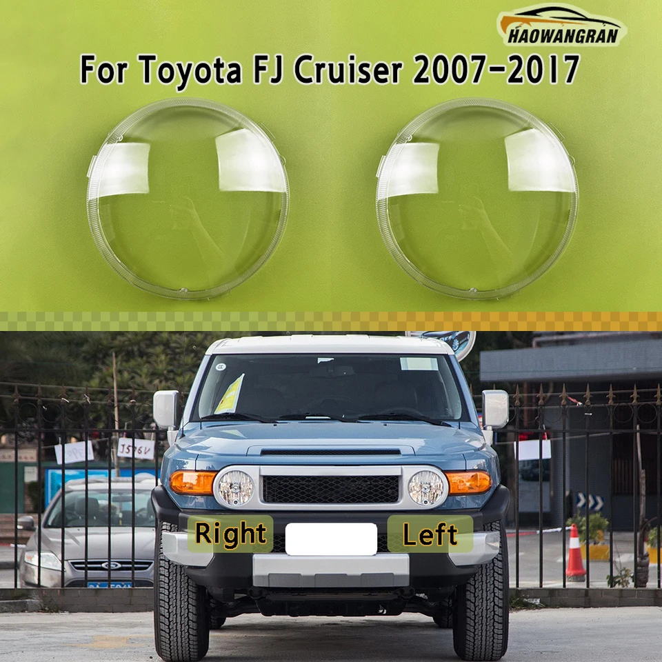 Pre Toyota FJ Cruiser 2007 - 2017 predný kryt svetlometového krytu Priehľadný svetlomet shellovej šošovky Plexiskla