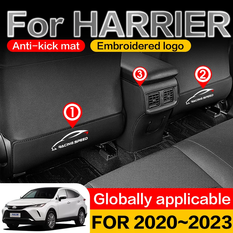 Pre Toyota Harrier Anti-Dirty Pad Sedadlá sedadla Zadné príslušenstvo Kúbok
