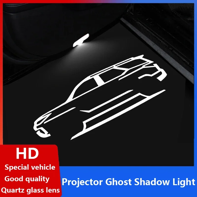 Pre Toyota Kluger Highlander Car LED Dvere Uvítacie varovné svetlo projektor Ghost Shadow Floor laser Emblem Model Logo Langs Glass