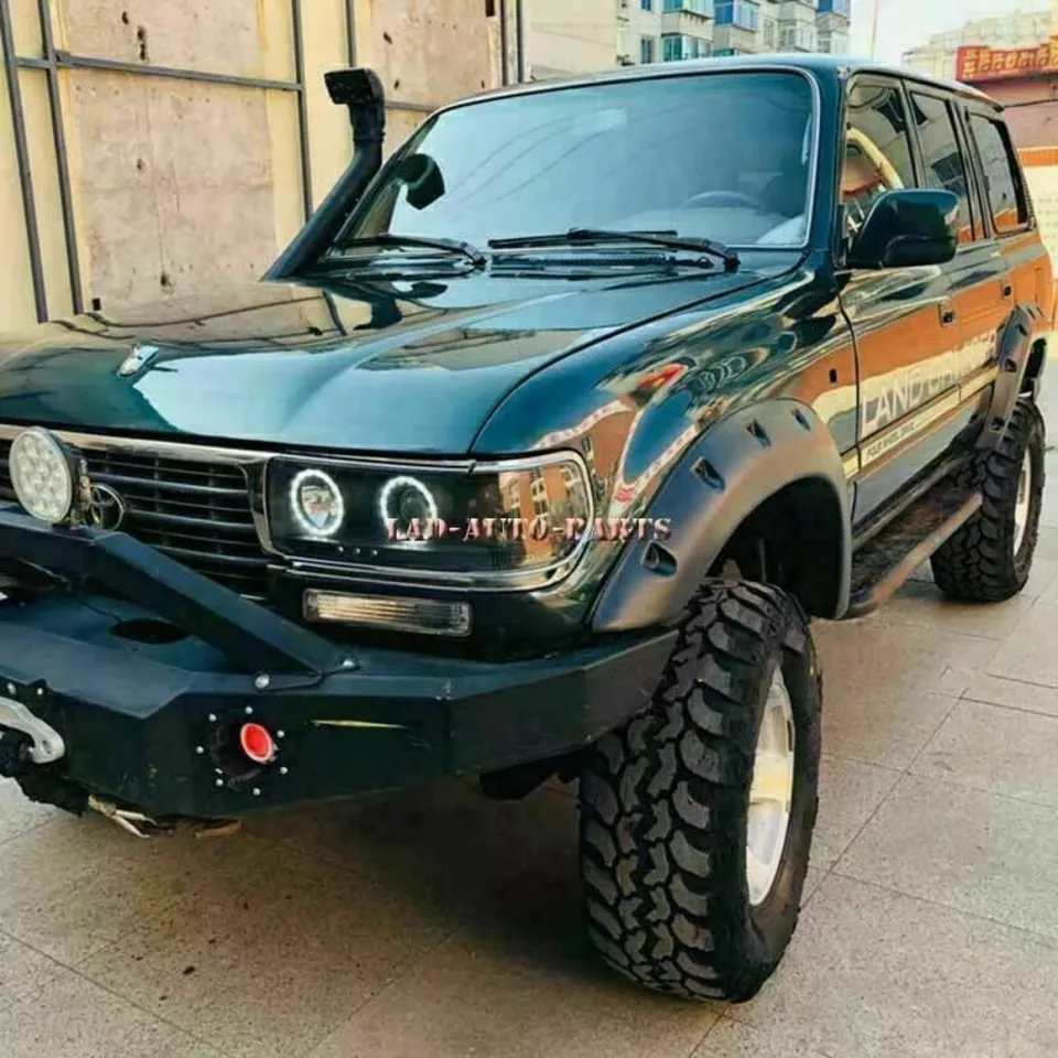 Pre Toyota Land Cruiser LC/FJ80 1991-1997 Fender Flares Wheel Arches Wide Body Set Car Styling CAR CAR