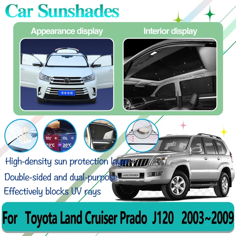 Pre Toyota Land Cruiser Prado J120 LC120 FJ120 2003 ~ 2009 Auto Plné kryt