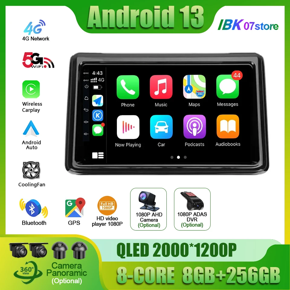 Pre Toyota Noah Voxy R80 2014-2021 Automobilie Multimedia GPS Android 13 Navigation Wireless Carplay Stereo Head Unit Screen 2Din