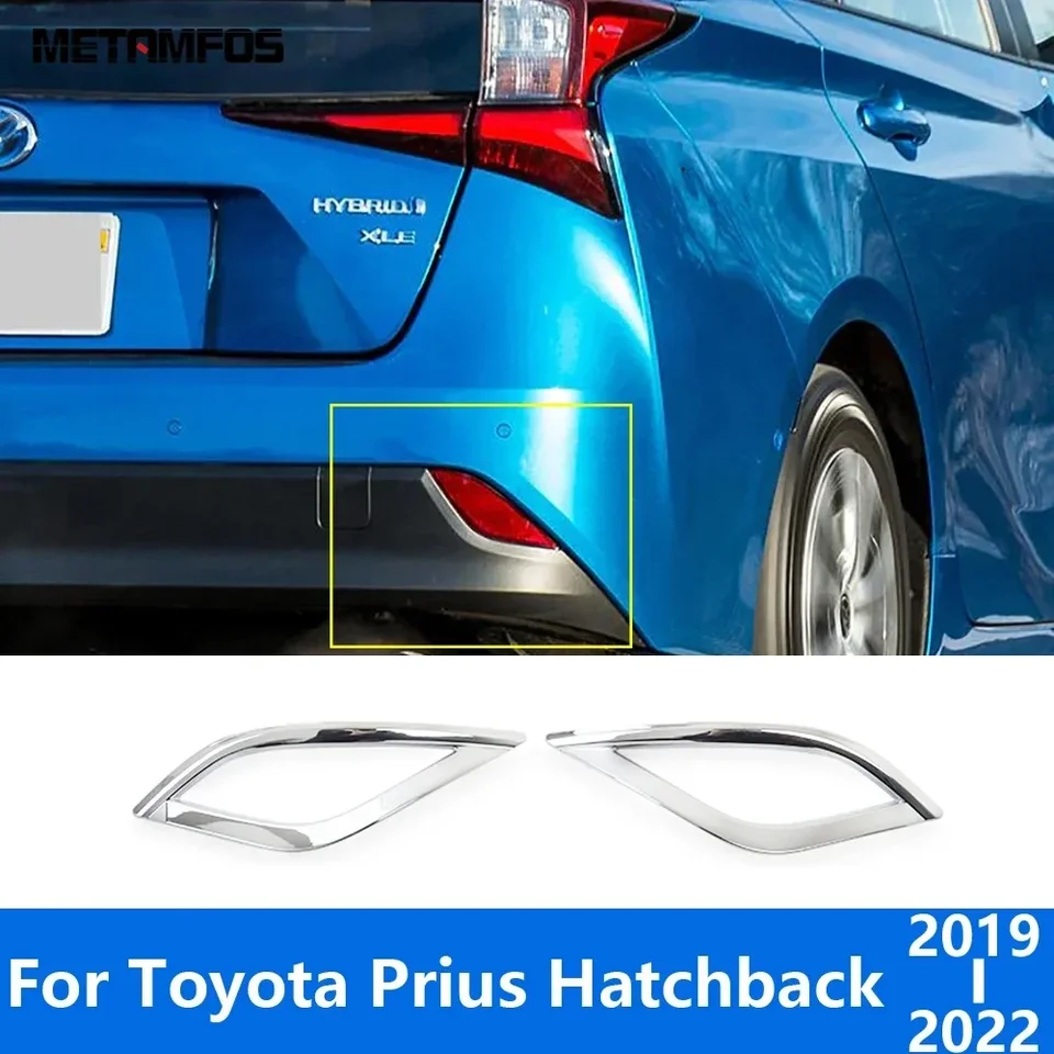 Pre Toyota Prius 2019 2020 2021 2022 Hatchback Chrome Chrome Hmlová svetlo Lampový obal
