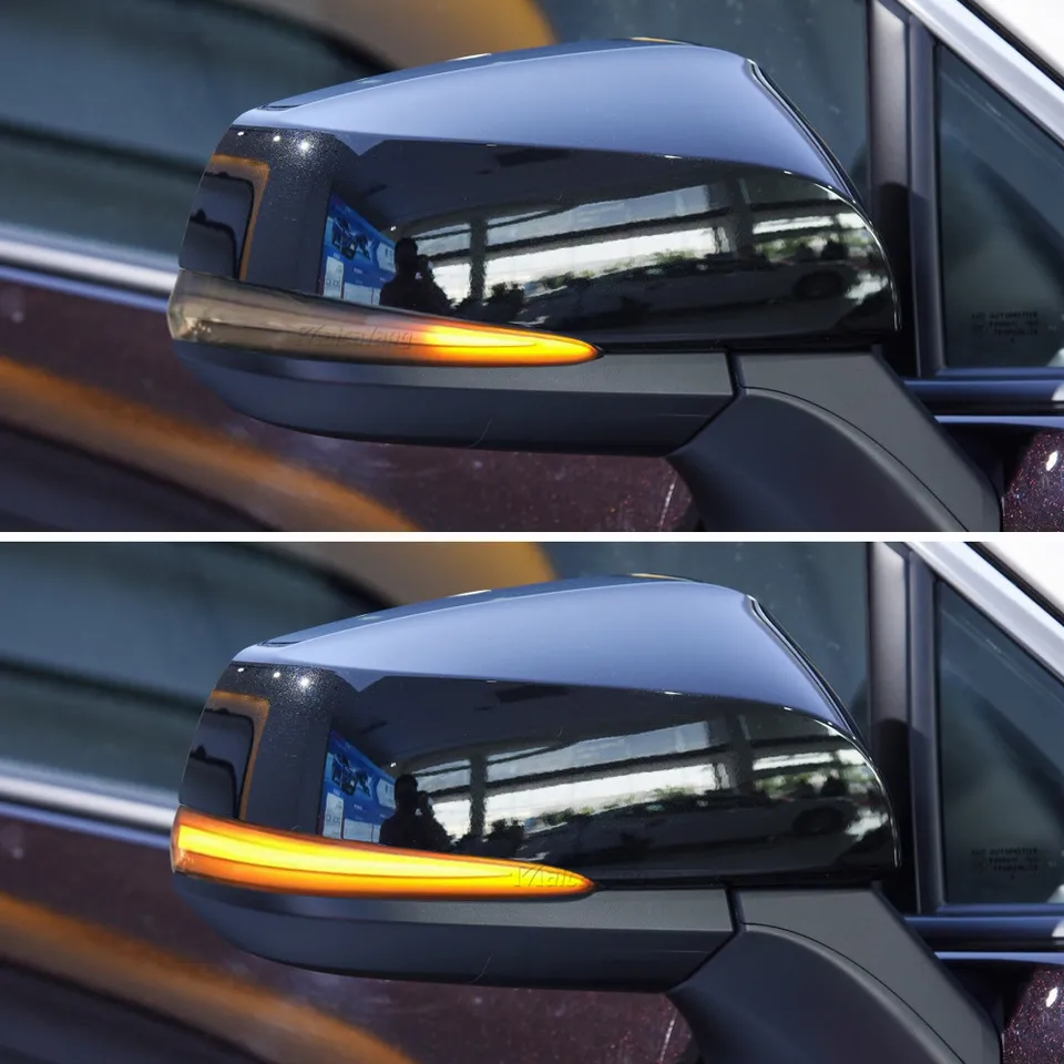 Pre Toyota RAV4 2019-2021 Tacoma 2016-2021 Highlander XU70 2020 2021 Zadný pohľad indikátor zrkadla Blinker LED Turn Sigight Lights Lights