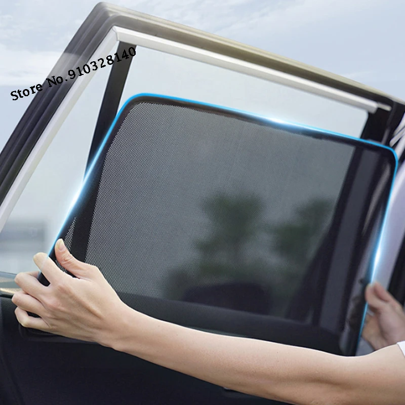 Pre Toyota RAV4 2019-2023 Magnetické auto Sunshade Curtains Sunshield Bočné okno Slnko Sun Izolačný kryt izolácie