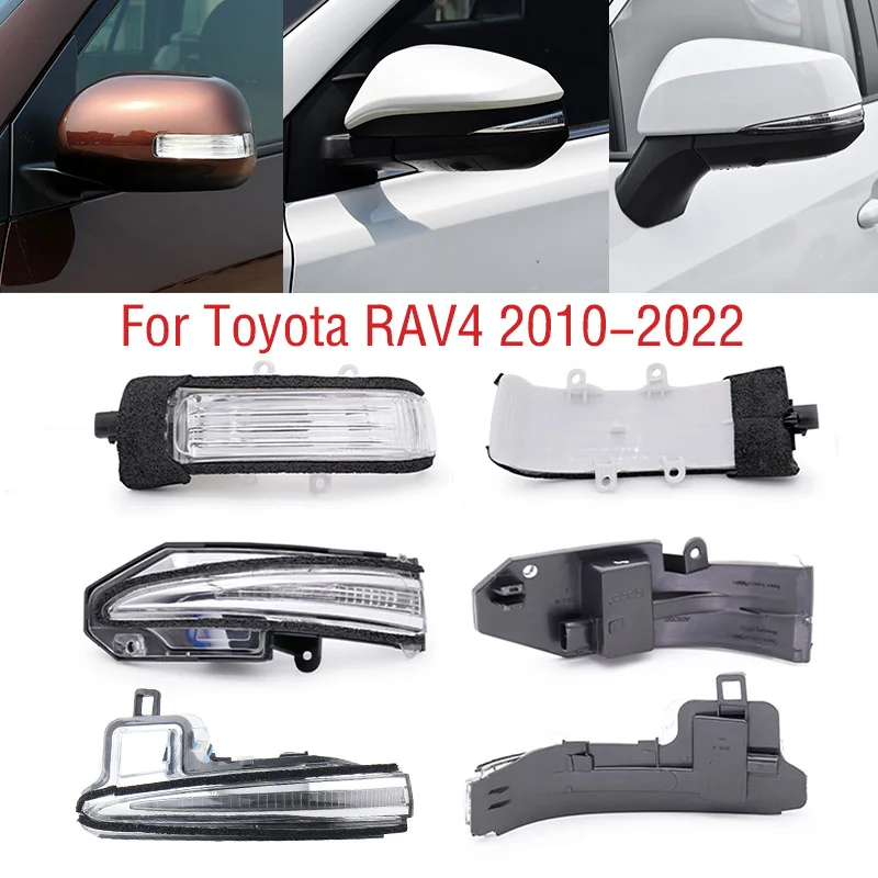 Pre Toyota Rav4 Rav 4 2010-2022 Vonkajší Zadný zrkadlo Zrkadlo Zrkadlo Lampa Lampa Dvere Bočné zrkadlo Turn Signal Svetlo Svetlo