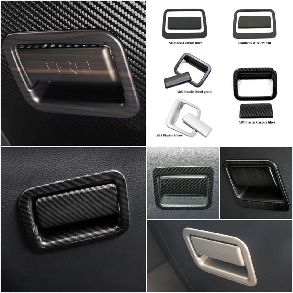 Pre Toyota Rav4 Rav 4 XA50 2019- 2021 2022 2023 Co-Pilot Copilot Storage Box Rukoväť rukoväte Rámec krytu nálepky príslušenstvo