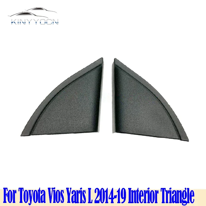 Pre Toyota Vios Yaris L 2014 15 16 17 2018 Predné okno sklenené trojuholník Plate Ozdobenie krytu panela bočného zrkadla Interiér