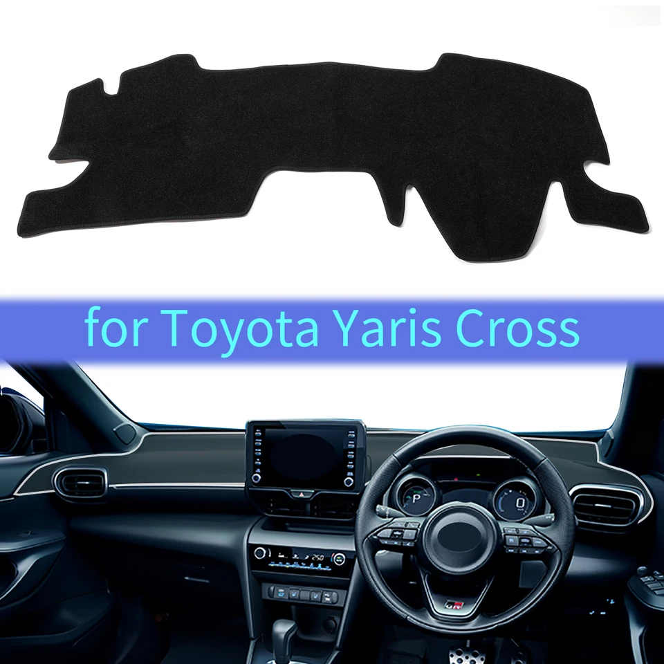 pre Toyota Yaris kríž XP210 2021 2022 2023 2024 Dashboard Car Dashboard Mat Sunshade Ochranná kobercová pomlčka Dashmat Dashmat