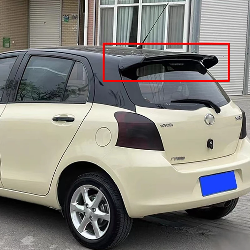 Pre Toyota Yaris zadná strecha batožinového priestoru veko SPOILER WING WING ABS TAHOL BLACK SPORT MODIFIKÁCIA 2007 208 2009 2010 2011