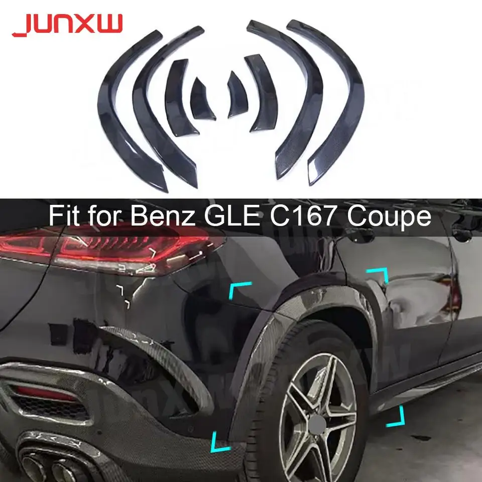 Pre triedu Benz GLE W167 GLE SUV 2020+ OBLASTNOSTI ZÁKLADNÉHO FLENDA FENDER ŠKROČNÉ BLYZE KOLECE ODELO VYROBENÉ KOLE DETICKY DECORÁCIA Automobilca
