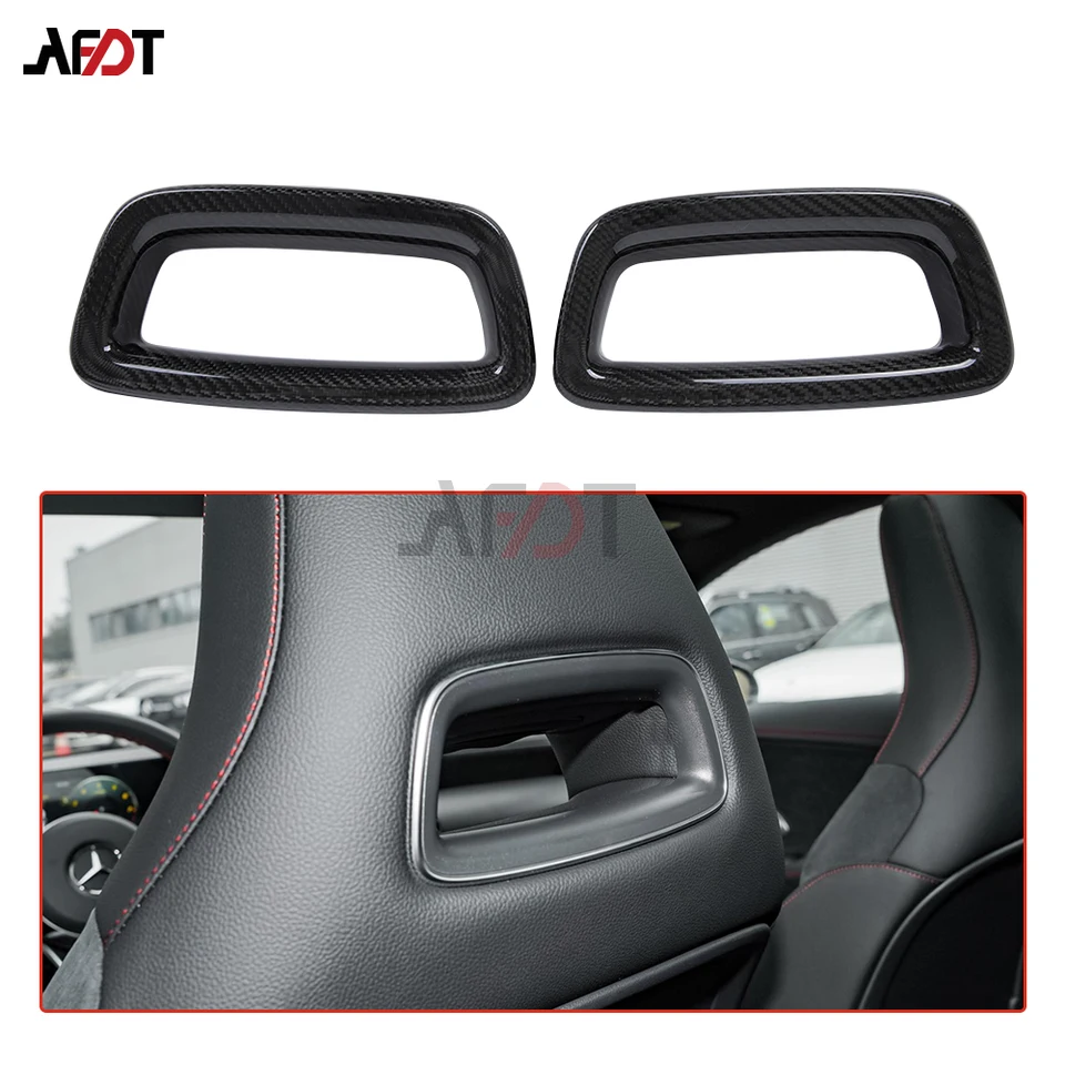 Pre triedu CLA A CLA W177 V177 C118 A180 A35 A45 AMG CLA200 CLA45 Carbon Fiber CAR Vnútorné sedadlo vankúš