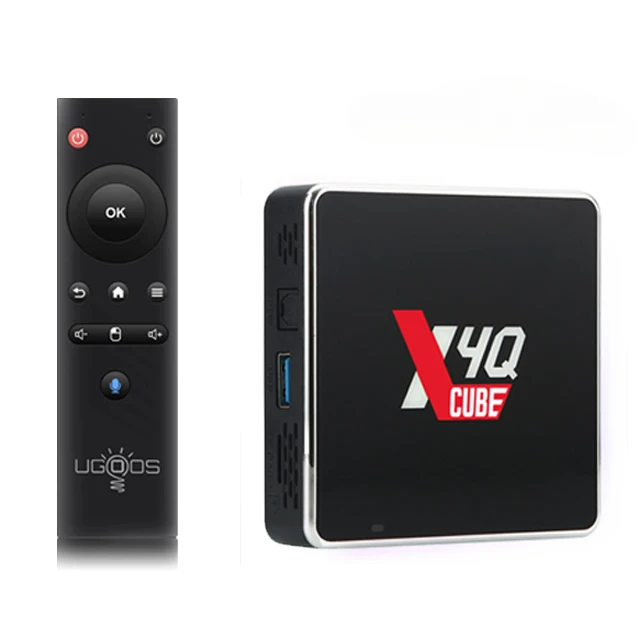 Pre Ugoos X4Q Cube X4Q Pro X4Q Plus Android11 ​​Amlogic S905X4 1000M Smart TV Box BT 5.1 2T2R WiFi 4K USB3.0 AV1 TV Prefix