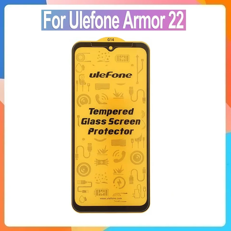 Pre Ulefone Armor 22 Vysoko definícia Temperovaný film Temperovaný sklenený chránený film
