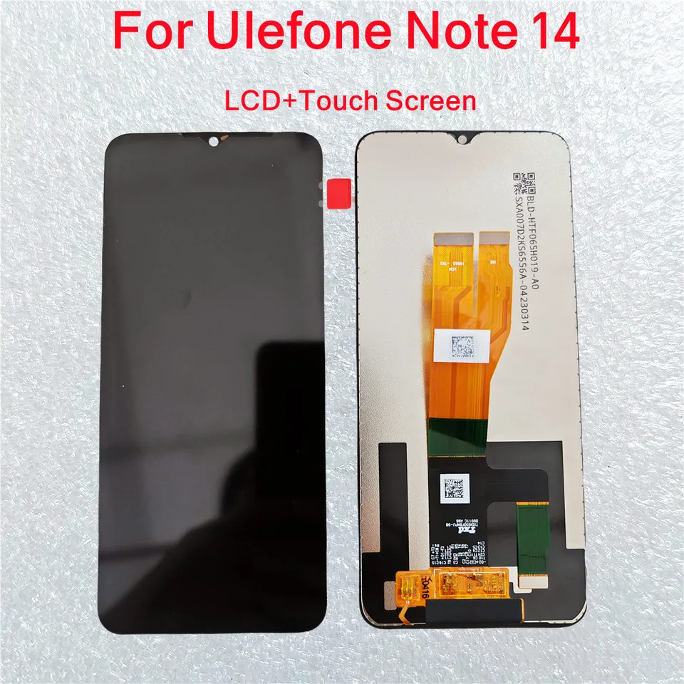 Pre ulefone poznámka 14 LCD Displej Zostava výmeny za ulefone Poznámka 14 Zobraziť poznámku14 LCD obrazovka Originál testovaná