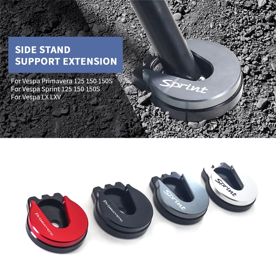 Pre Vespa Primavera Sprint 125 150 150S LX LXV Motorcycle Accessories Kickstand Side Stop