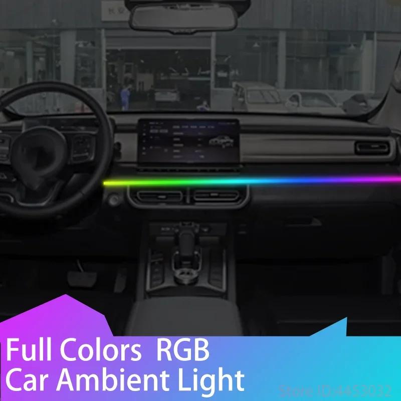 Pre veľké steny Wingle 5 7 M4 Volex C30 LED ACON LED ACONT LIGHT DASHOARD RGB HIDDEN LAMP 64 Farby USB APP diaľkové ovládanie 1,1 m