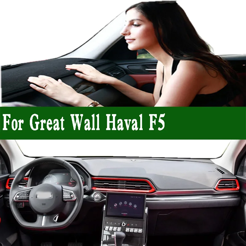 Pre veľkú stenu Haval F5 Dashmat Dashboard Cover Dashboard Prístrojová doska Ochranná podložka Ochranná podložka Mat