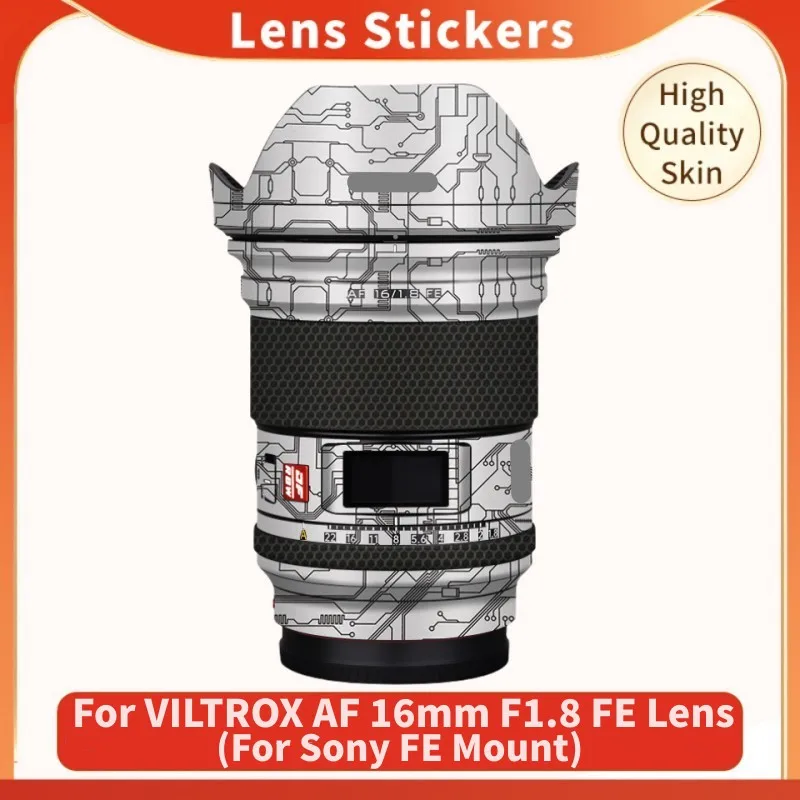 Pre Viltrox AF 16 mm F1.8 Fe Nákladová koža proti škrabke vinylové obalové filmové fotoaparát Body Ochranná nálepka AF16 AF16MM 16 1,8 F/1,8