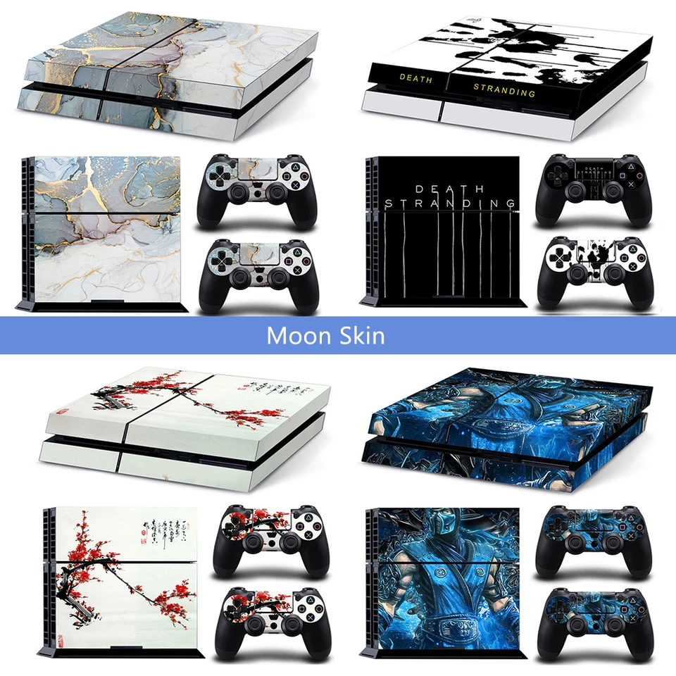 Pre vinylovú náttku pre konzolu PS4 pre PS4 Game Accessories kožné zábal pre nálepku na ovládač PS4