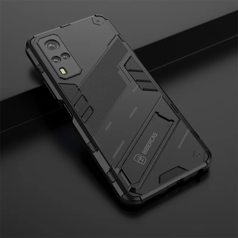 Pre vivo Y51 2020 Y31 2021 y 31 Y53S Y51A Pasce Magnetic Armor Dávk pre puzdro pre V21 V21E Y21 Y21S Y33S IQOO 7 8 Z3 Z5 Zadný kryt