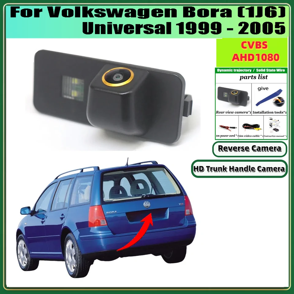 Pre Volkswagen Bora (1J6) Universal 1999 - 2005 HD Fisheye Revers Camera CCD / Night Vision Zadný pohľad zálohovacia kamera záložná kamera