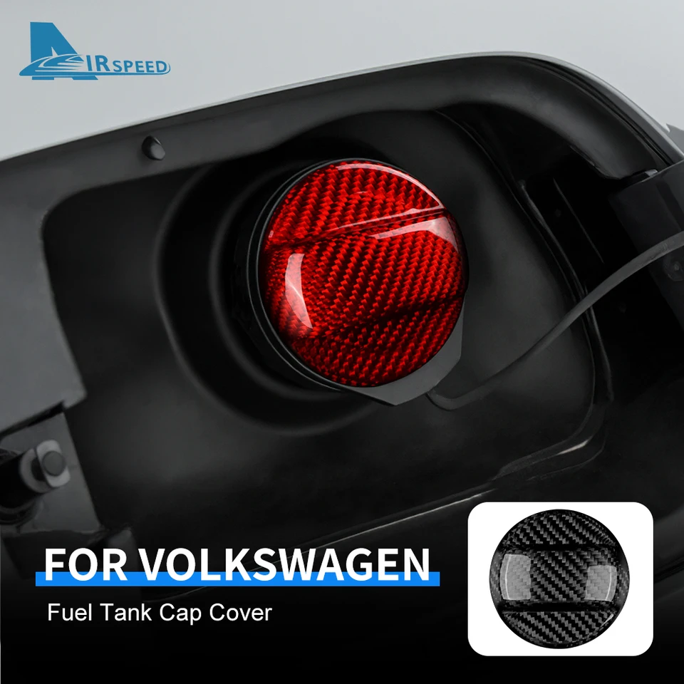 Pre Volkswagen Golf 7 MK7 Golf 8 MK8 ID GTI Beetle SicroCco Passat CC Tiguan Real Hard Carbon Fiber Cap Tank Cap