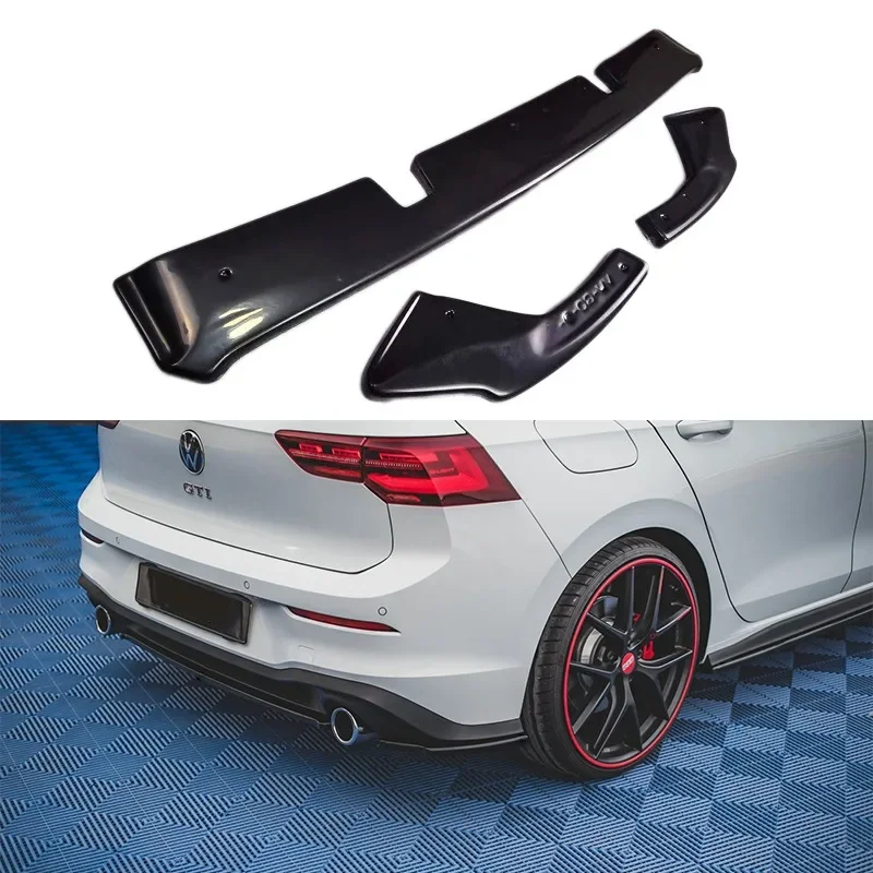 Pre Volkswagen Golf MK8 Golf 8 GTI Maxton Style Zadný nárazník difúzora Spiler Spliters Spätné strážne súpravy Body Tuning 2020-2024