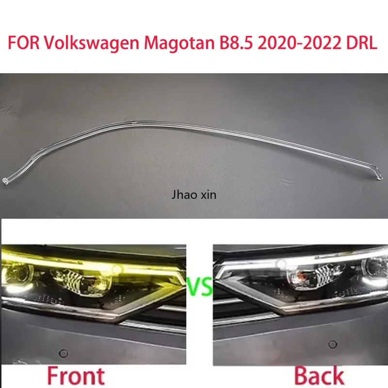 Pre Volkswagen Magotan B8.5 2020-2022 Low DRL Light Light Plate Light Sprievodca Svetlej trubice Denné bežecké svetlo Sprievodca Angel Eye Eye