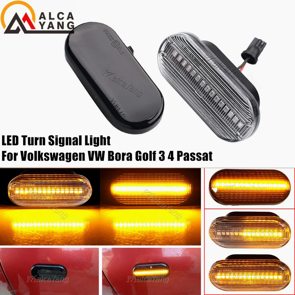 Pre Volkswagen pre VW Bora Golf 3 4 Passat 3BG Polo SB6 sedadlo Ibiza Leon Skoda Blinker Light Car Dynamic SIGNAL SIGNAL SILDICK
