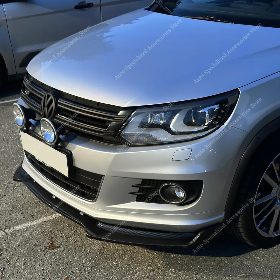 Pre Volkswagen Tiguan MK1 R-Line predný nárazník Splitter Splitter Difuser Tiguan 5N R-Line 2011-2016 Facelift BodyKits Tuning