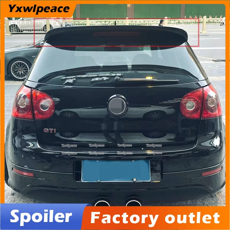 Pre Volkswagen VW Golf 5 V MK5 R32 GTI 2006-2009 Kombinátor automobilu Real Uhlíkové vlákno Zadné strechy