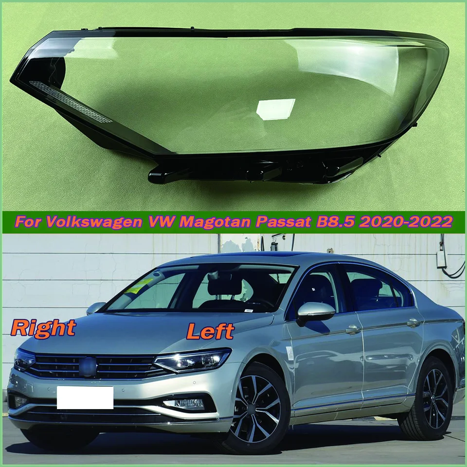 Pre Volkswagen VW Magotan Passat B8.5 2020-2022 Svetlometový kryt svetlometový svetlomet Priehľadné lampa s lampami nahradiť pôvodnú šošovku