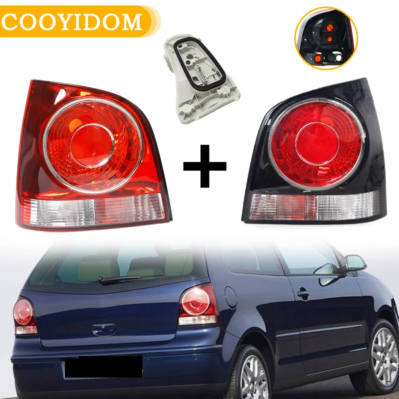 Pre Volkswagen VW Polo 9N 9N3 2001 2002-2010 Zadný nárazník zadné svetlo Hatchback brzdové svetlo svetlá zadného svetla bez žiaroviek