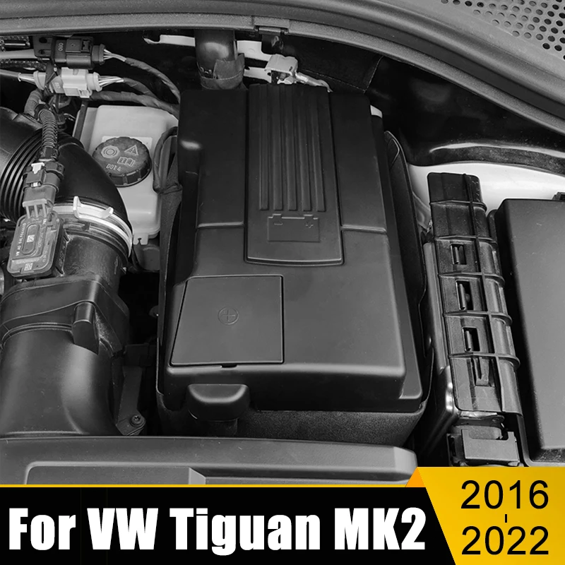 Pre Volkswagen VW Tiguan Mk2 2016 2017 2018 2019 2020 2021 2022 2022 automobilový motor batérií Dustodolný kryt nepremokavý ochranný obal