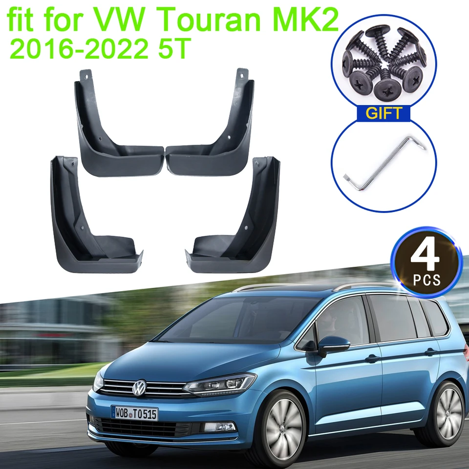 pre Volkswagen VW Touran MK2 2016 2017 2018 2019 2020 2021 2022 5T Mudguards Fender Bahen Flaps Guard Splash Mudflaps Príslušenstvo