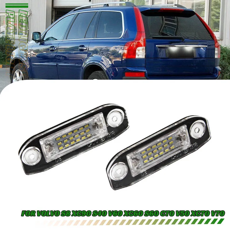 Pre Volvo S80 XC90 S40 V60 XC60 S60 C70 V50 XC70 V70 LED svetlo LIGHT LIGITION Číslo LIVATION SVETLO SVETLA LAMP 2KS SVETLO